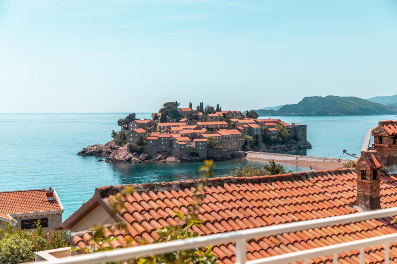 Sun Rose Apartments Sveti Stefan Exterior photo